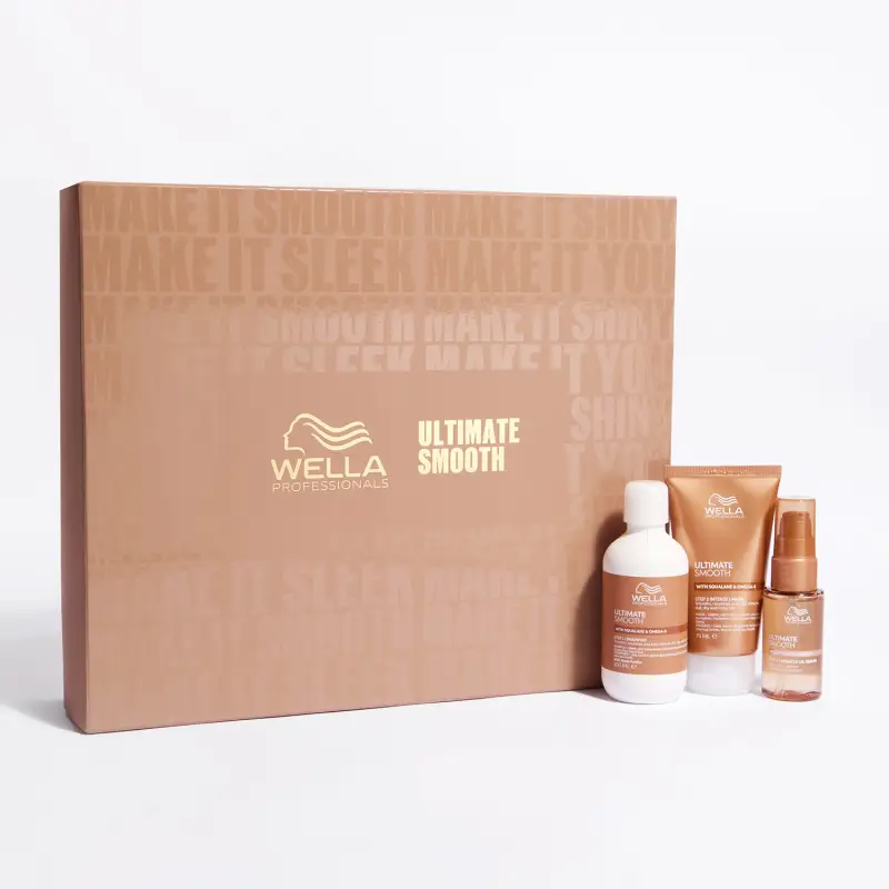 Ultimate Smooth Ultimate Smooth Cofanetto Natalizio - Shampoo, Maschera e Miracle Oil Serum - Capelli secchi, Cofanetto per capel miniatura 2