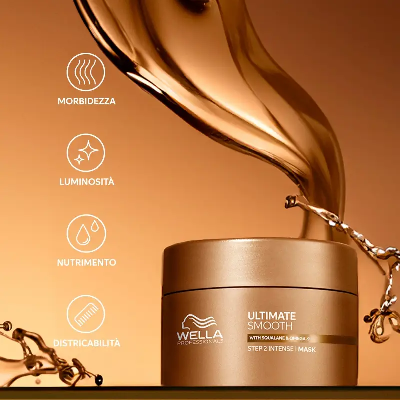 Ultimate Smooth Ultimate Smooth Intense Mask - Maschera capelli secchi, Capelli secchi miniatura 2