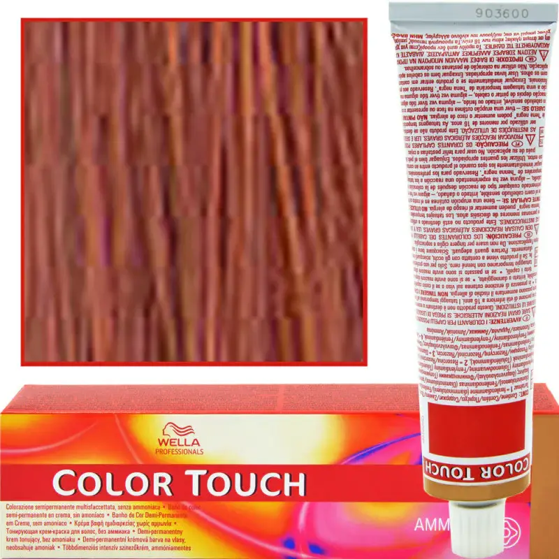 Tintura per capelli WELLA COLOR TOUCH 60 ml 66/44 Biondo Scuro Rame Intenso