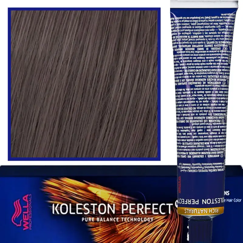 Tintura per capelli Wella Koleston Perfect Me 60ml 5/18 Castano Chiaro Cenere Perla