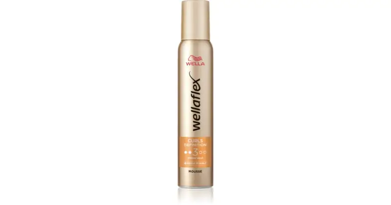 Wellaflex Definition fissante in mousse per capelli mossi e ricci 200 ml