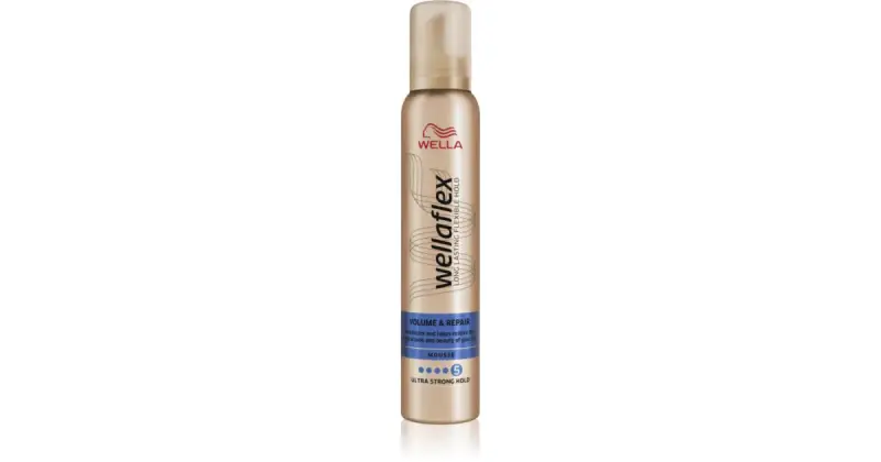 Wellaflex Volume & Repair fissante in mousse per volume e vitalità 200 ml