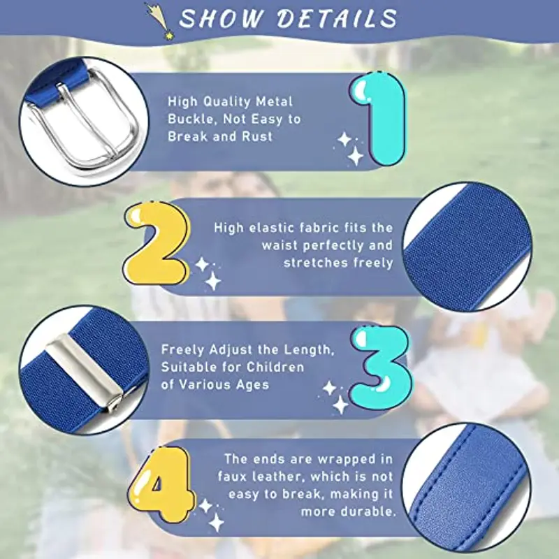 WELROG Cintura Elastica Regolabile per Bambini miniatura 2