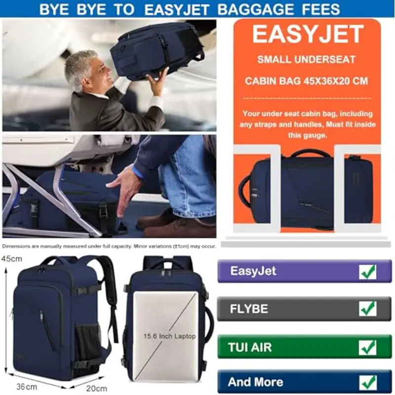 WENIG Zaino da viaggio Uomo Blu 1598869 miniatura 2