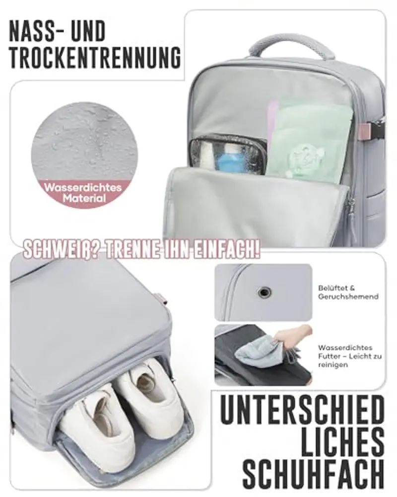 WEPOET Zaino da viaggio Viola 2215784 miniatura 3