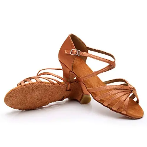 Wesaloes Scarpe da Ballo Bambina Ragazza Principessa da Ballo Tango Scarpe Latine Sandali da Danza per Bambini Elegante miniatura 3