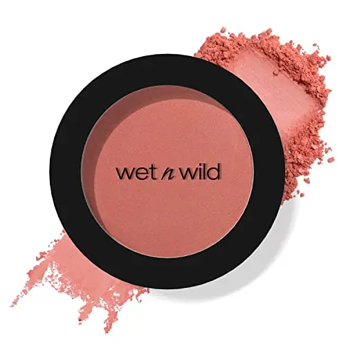 Wet n Wild Color Icon Blush, Buildable Sheer to Bold Blush, with Velvety-soft Pressed Powder Formula, for a