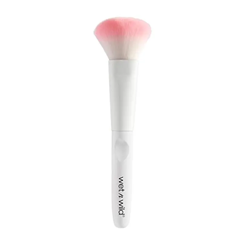 Wet n Wild, Makeup Brush, Pennello per Polveri, Largo, Pennello con Setole Soffici e Curvate per un'Applicazione Uniforme, Pennelli per Makeup Facili da Usare