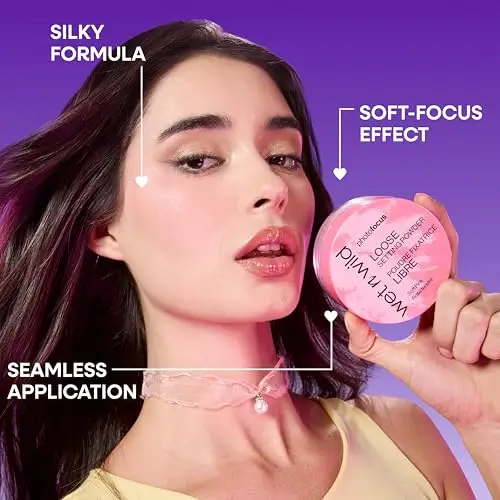 Wet n Wild Photo Focus Loose Setting Powder, Cipria Fissante Leggera per Opacizzare, Assorbire Sebo in Eccesso e miniatura 3