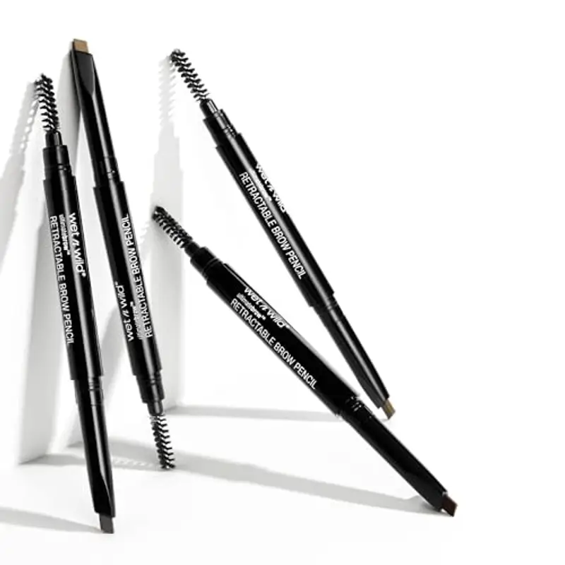 Wet n Wild, Ultimate Brow Retractable Pencil, Matita Sopracciglia Retraibile con Punta Triangolare e Ultra Precisa, Colore Pigmentato che Definisce il Look delle Sopracciglia, Ash Brown miniatura 3
