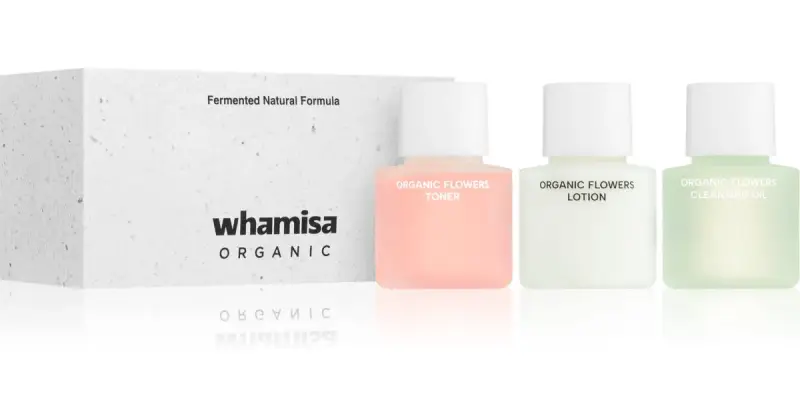 Organic Flowers Renewal Miniature Kit confezione regalo per una pelle perfetta 3× 16 ml