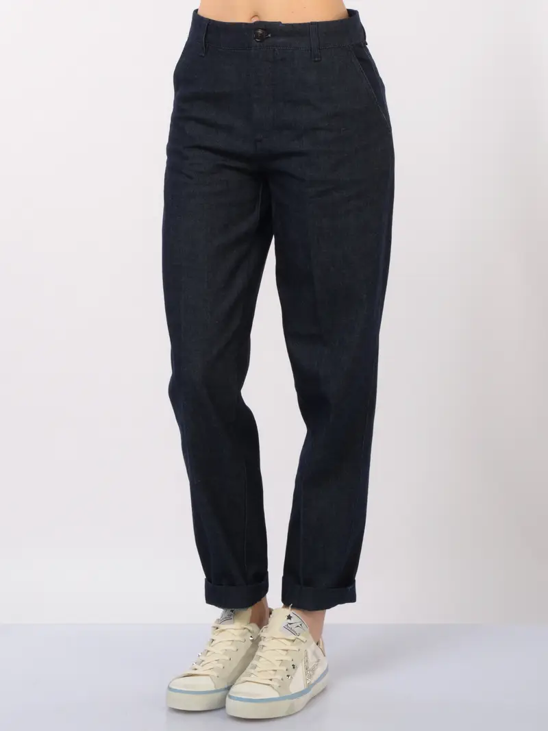 jeans da donna White Sand chino con tasche Blu