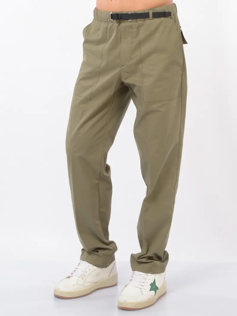 pantalone da uomo White Sand chino tasce a toppa Verde