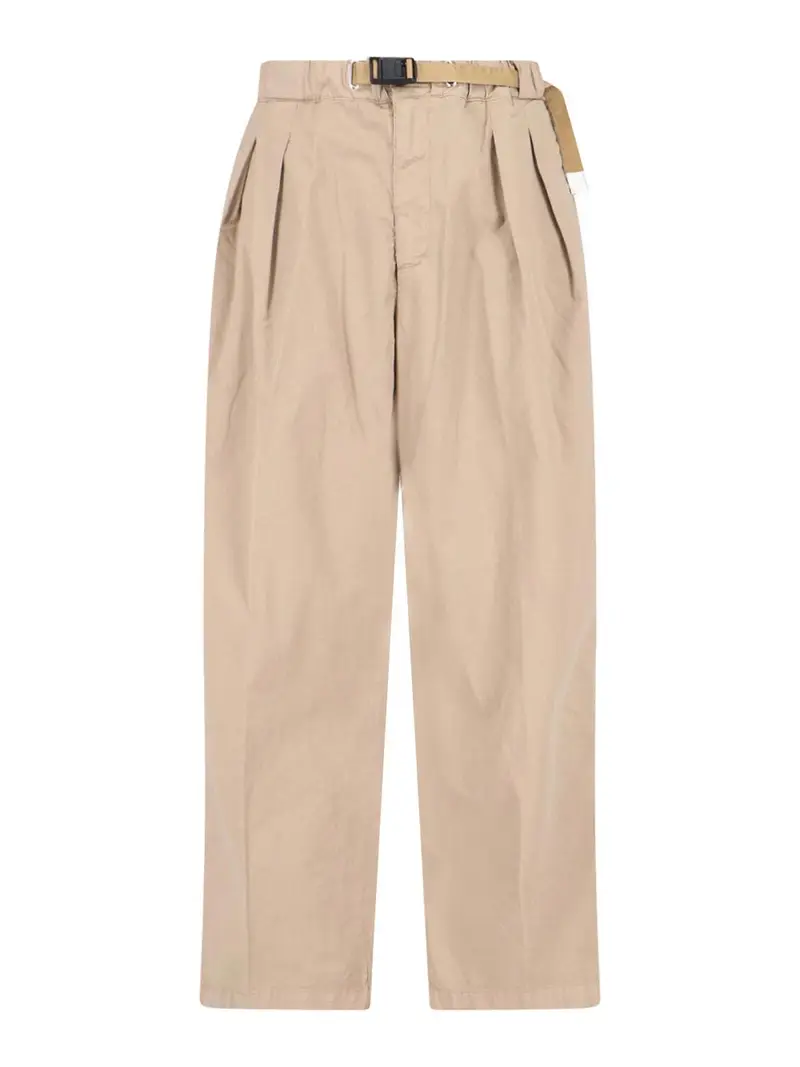 Pantaloni Cintura Beige