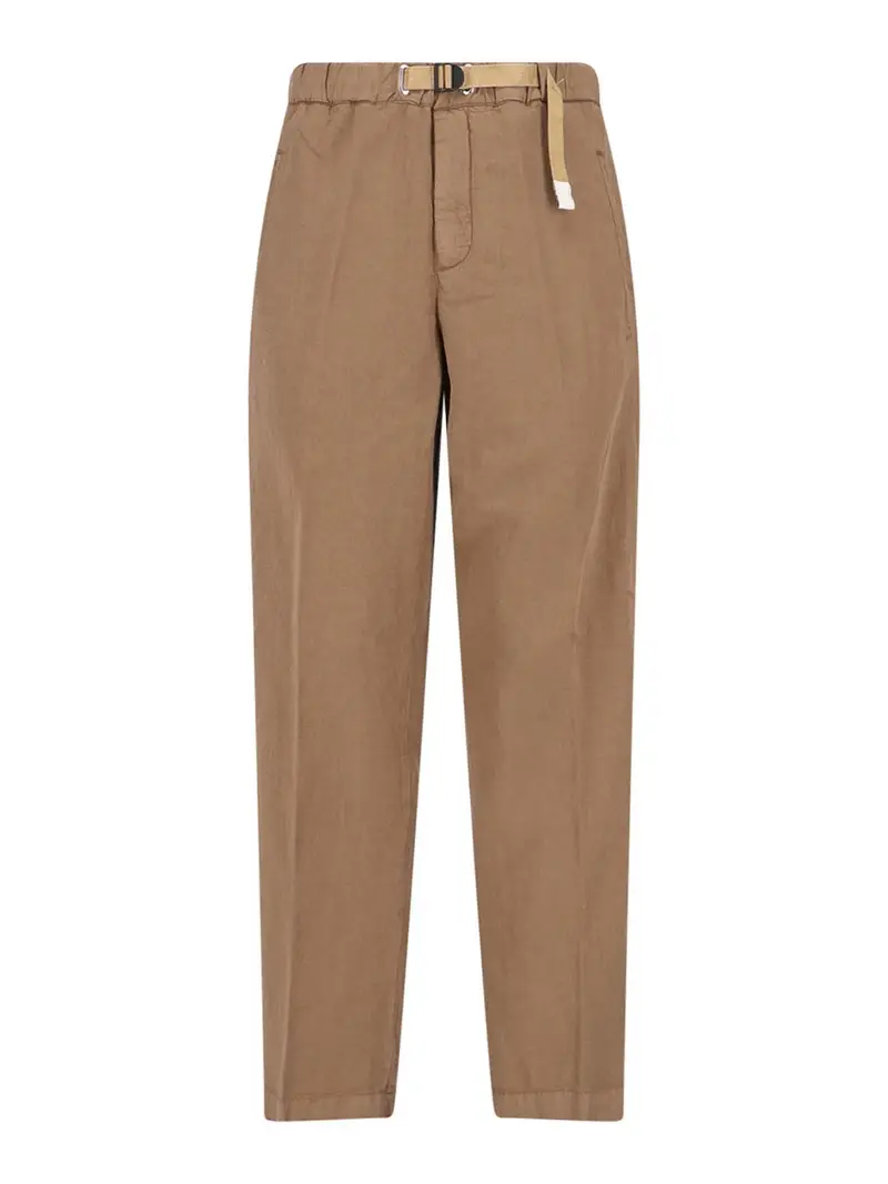 Pantaloni Cintura Marrone