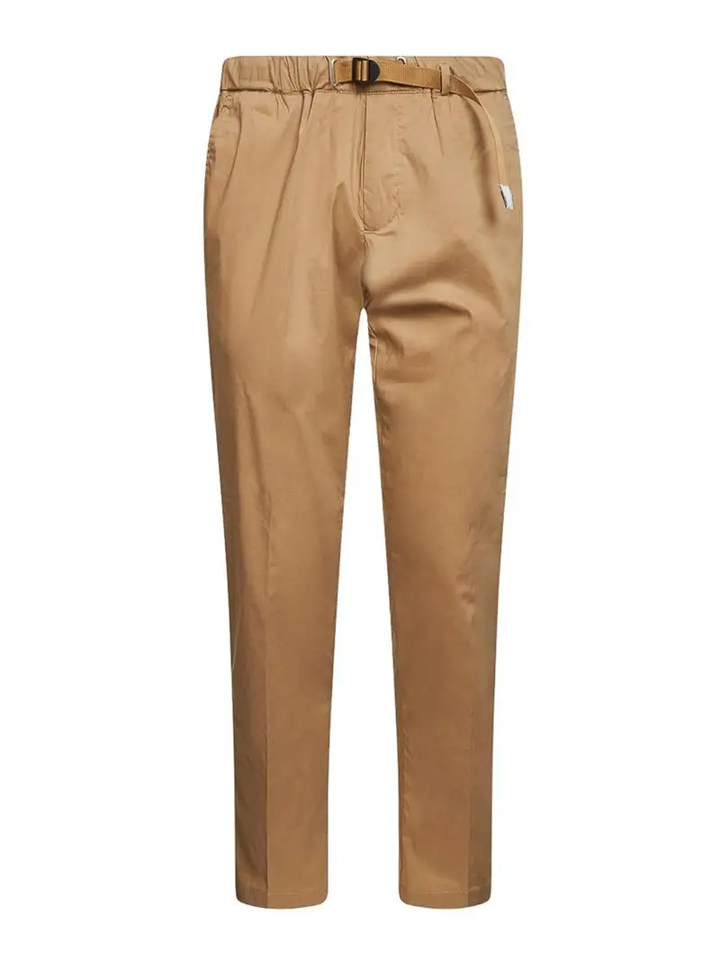 Pantaloni con cintura in cammello