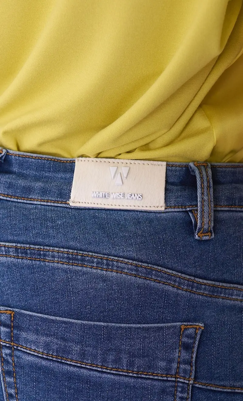 Jeans white wise lavato skinny, colore azzurro miniatura 2