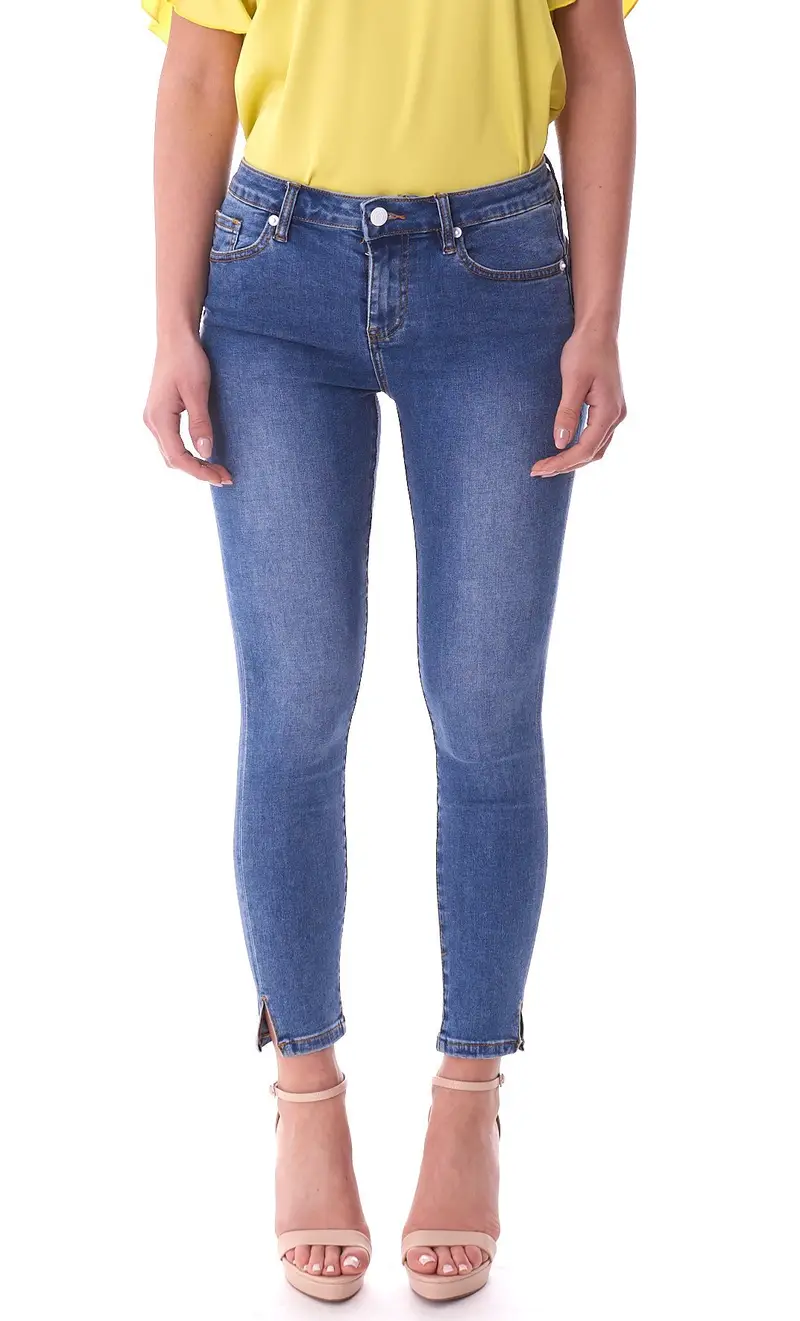 Jeans white wise lavato skinny, colore azzurro