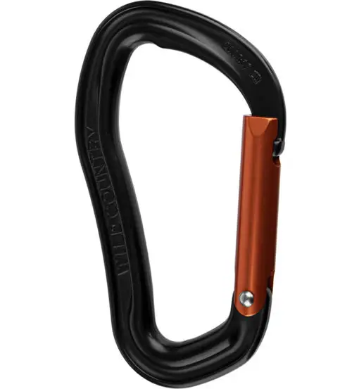 Electron Straight Gate - moschettone a leva dritta Black