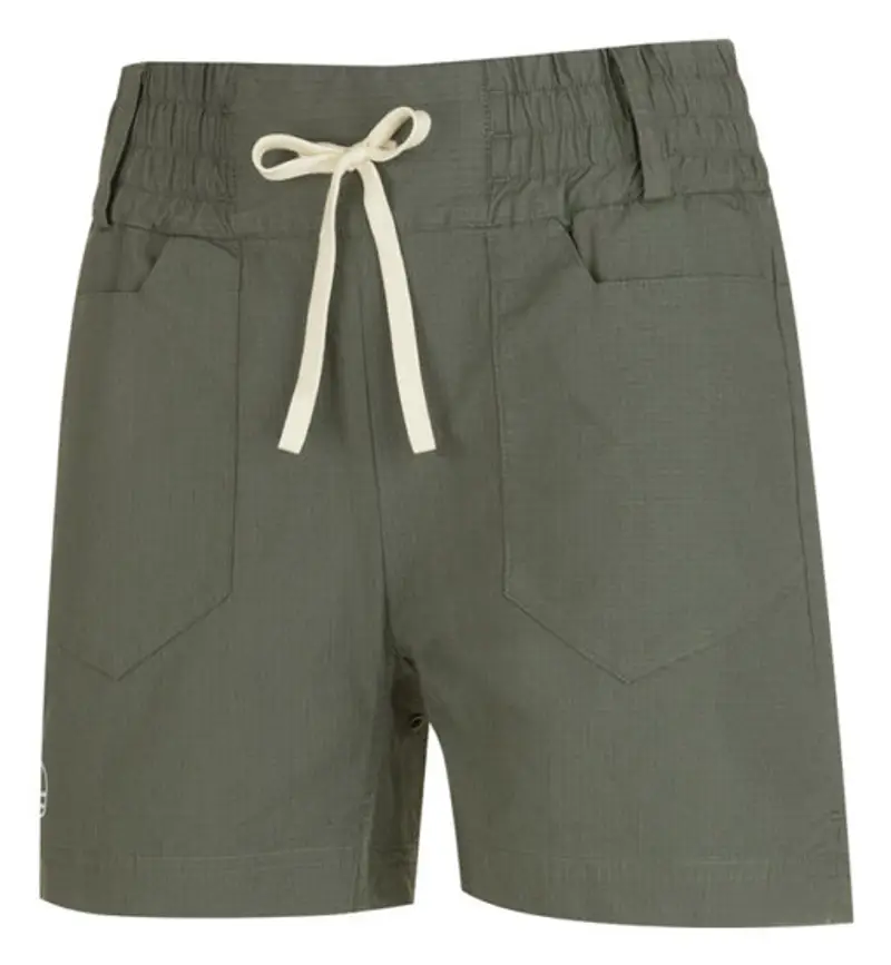 Flow W - pantaloni corti arrampicata - donna Green