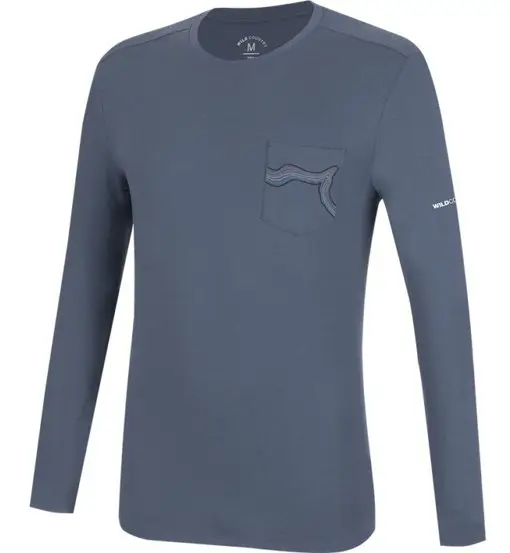 Session 3 - maglia a maniche lunghe - uomo Blue