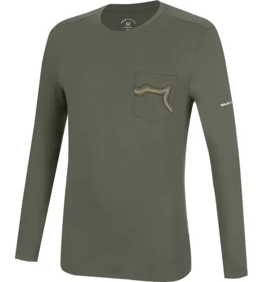 Session 3 - maglia a maniche lunghe - uomo Green