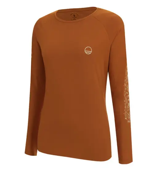 Session W - maglia a maniche lunghe - donna Orange