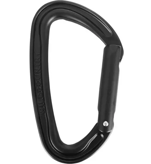 Wildsport straight gate - moschettone a leva dritta Black