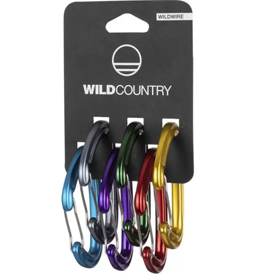 Wildwire Rack 6-Pack - set moschettoni Blue