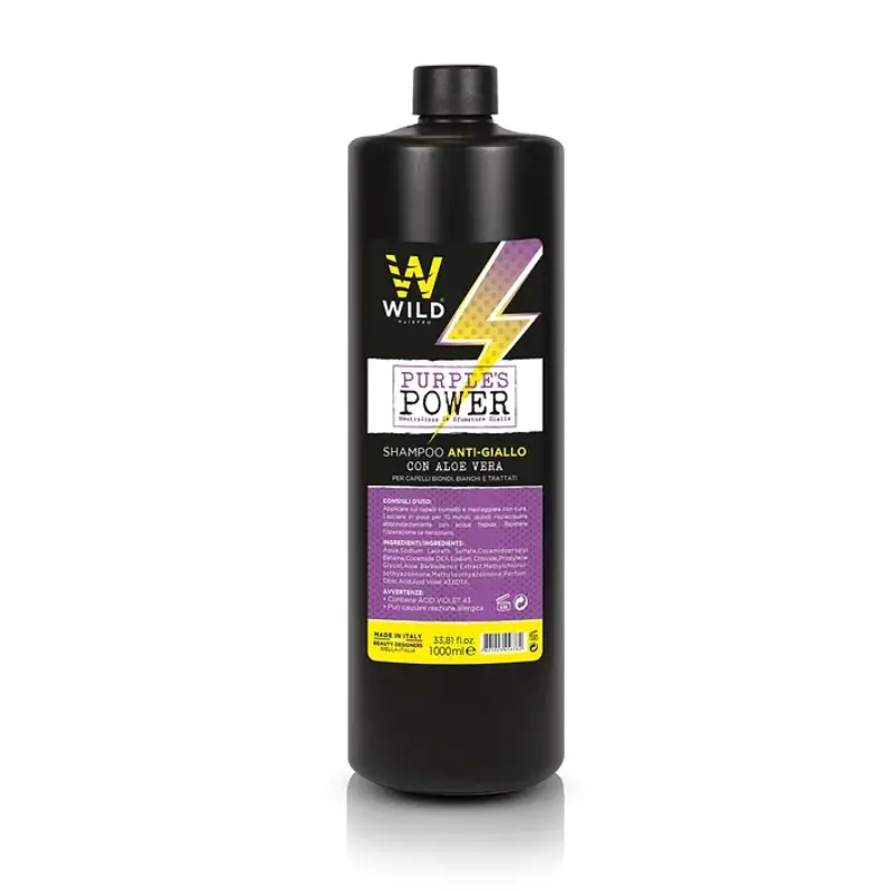Wild - Purple's power Shampoo anti-giallo - 300 ml