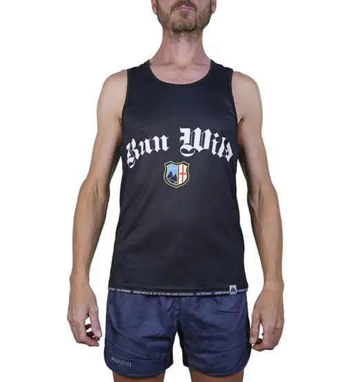 Run Wild - top trail running - uomo Black