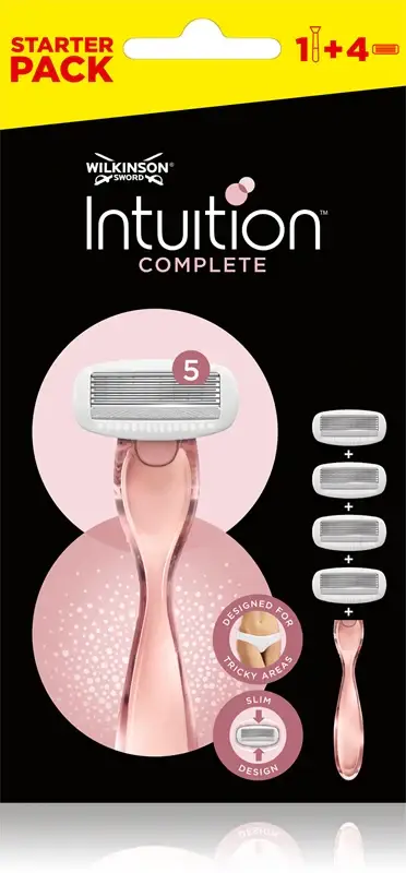 Intuition Complete rasoio + testina di ricambio 4 pezzi