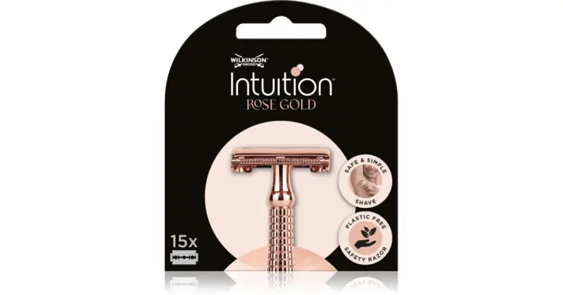 sword Intuition Doppio Bordo Lame in Oro Rosa ( 15 pz )