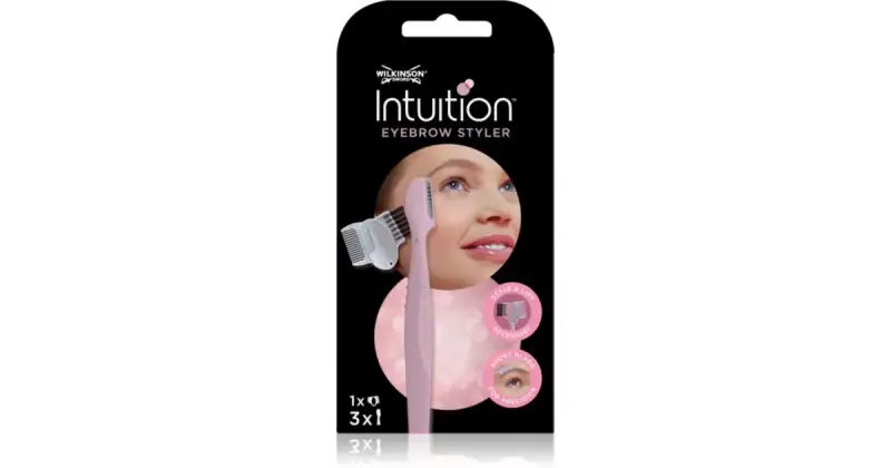 Intuition Styler rasoio per depilazione femminile per sopracciglia 3 pezzi