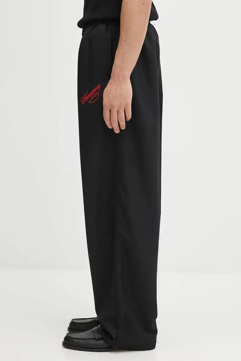 pantaloni in lana Ruff Rider uomo colore nero WCBTM0067-001 miniatura 2