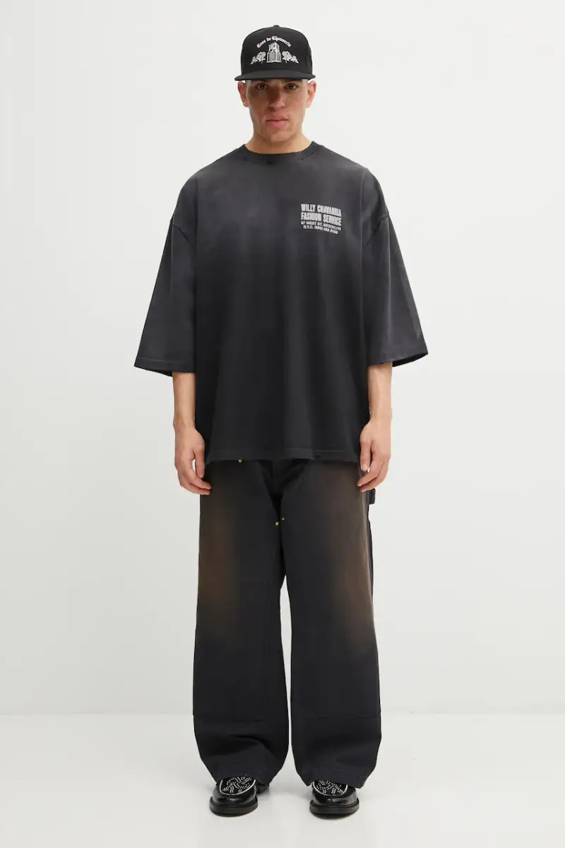 WILLY CHAVARRIA T-shirt Uomo Nero 3474190 miniatura 5