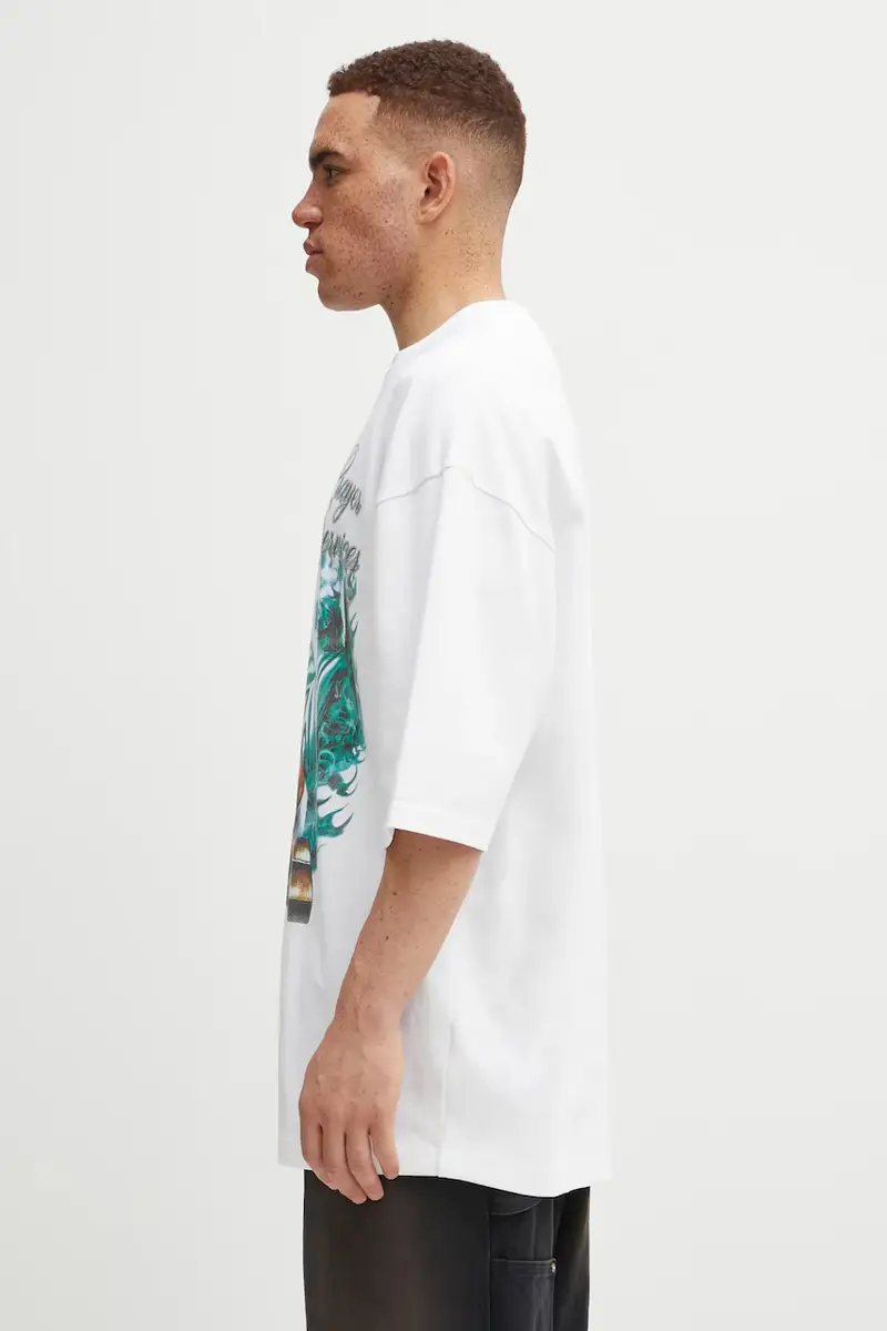 WILLY CHAVARRIA T-shirt Uomo Bianco 3474023 miniatura 2