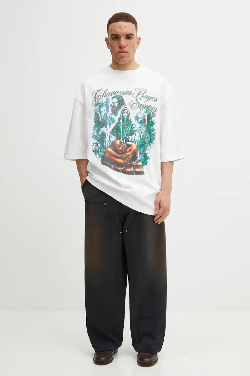 WILLY CHAVARRIA T-shirt Uomo Bianco 3474023 miniatura 5