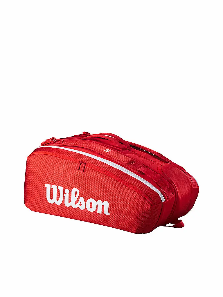 Borsa da tennis Super Tour Red Collection 12 racchette rosso
