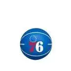 Pallina rimbalzante nba dribbling Philadelphia 76ers