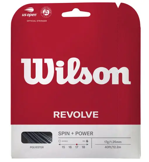 Set Revolve 17 - corde da tennis Black