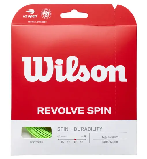 Set Revolve Spin 17 - corde da tennis Green