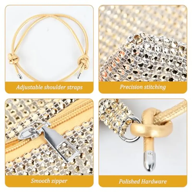 Wisebom Pochette Donna Nero 2458252 miniatura 3