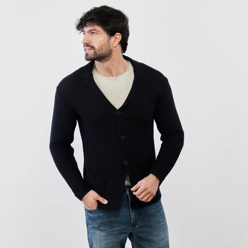 WITH SMITH Cardigan Blu 2657413
