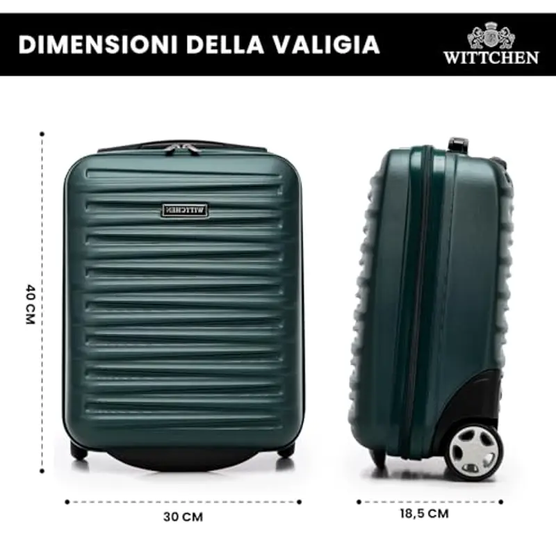 WITTCHEN Valigia rigida Verde 1918170 miniatura 2