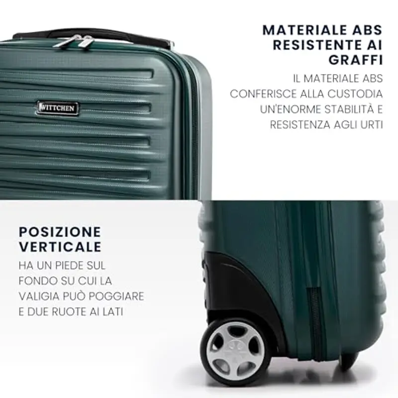 WITTCHEN Valigia rigida Verde 1918170 miniatura 3