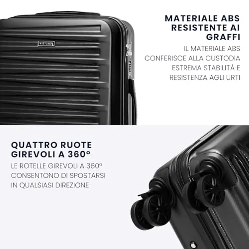 WITTCHEN Valigia rigida Nero 1215332 miniatura 3