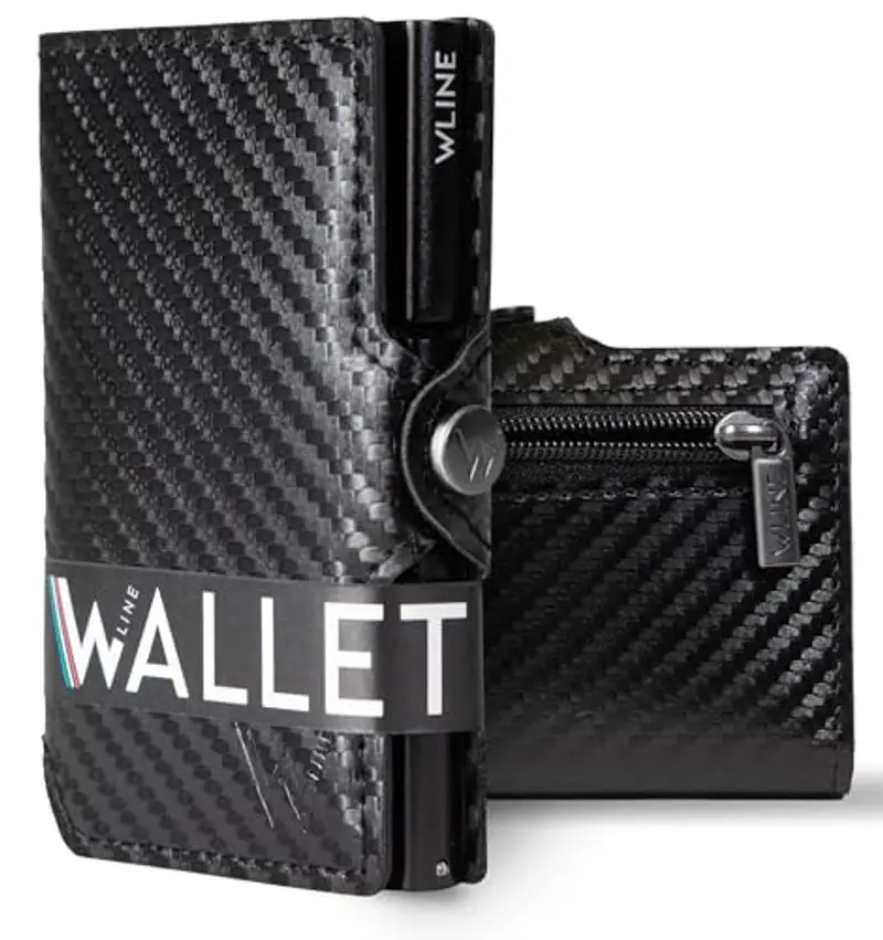 WLine Porta carte di credito Uomo Nero 2144288