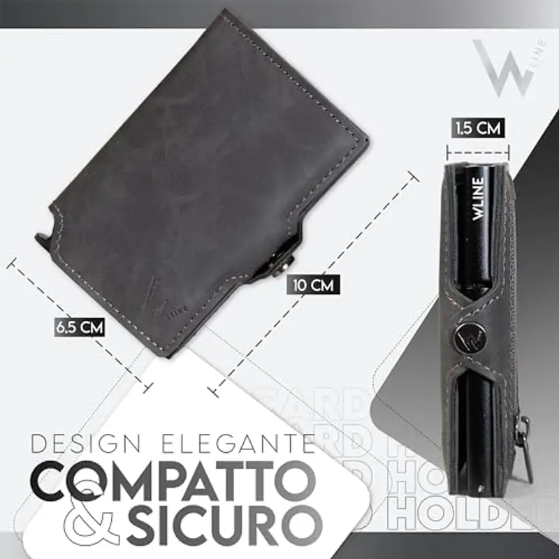 WLine Porta carte di credito Donna Marrone 2144286 miniatura 2