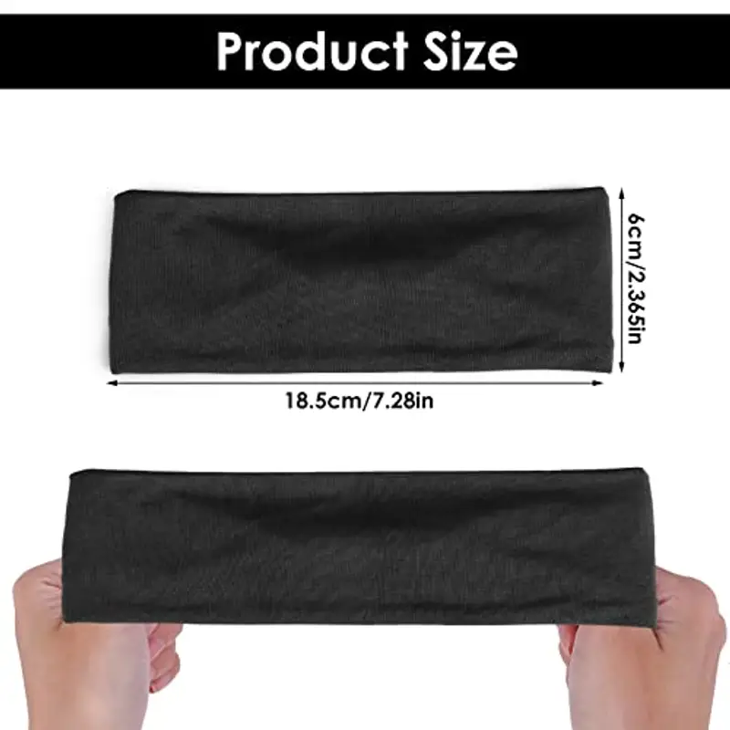 WLLHYF Fasce per capelli Nero 2269965 miniatura 2